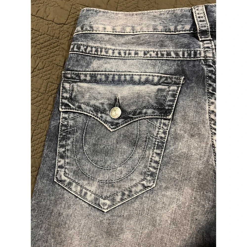 True Religion Men's‎ Blue Jeans Bootcut 36